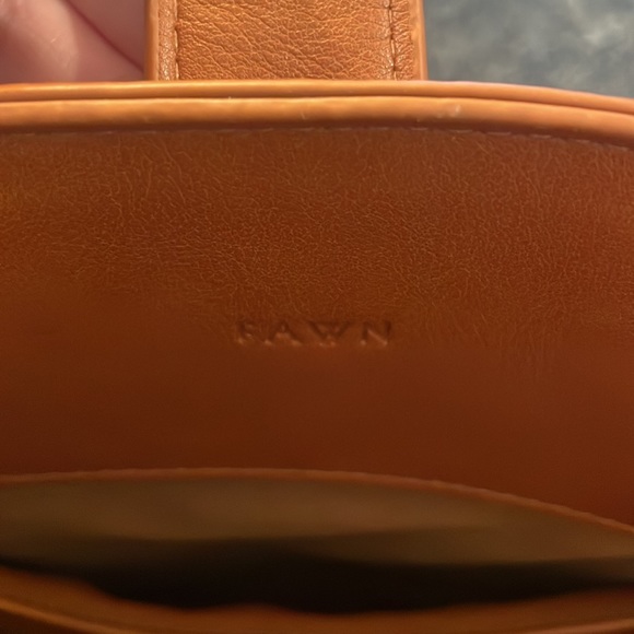 FAWN Design brown authentic leather satchel - Picture 4 of 5